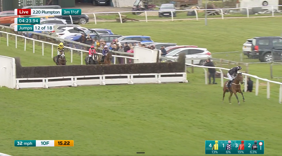 Joki diberi larangan 12 hari setelah salah menilai garis kemenangan saat mengurangi favorit bersama dengan sirkuit tersisa